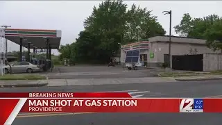 Shooting victim found at Providence gas station