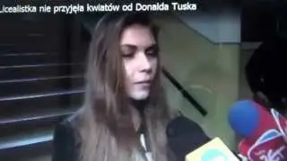 Nie przyjęła kwiatów od Tuska - Jak mogłam przyjąć kwiaty od zdrajcy?