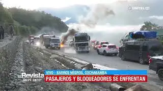 Passengers force the lifting of the blockade on the new Cochabamba-Santa Cruz highway