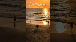 More sunset clips at Zurriola Beach #sansebastian #spain #fyp #solotravel #localguides