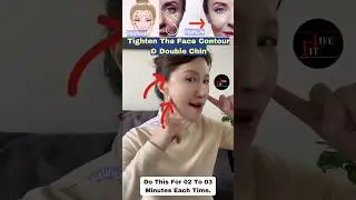 Tighten The Face Contour & Double Chin #yoga #facial #facelift #botox #wrinkles #antiaging #shorts