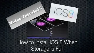 How to Install iOS 8 When Storage is Full