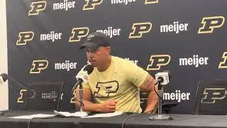 Purdue HC Ryan Walters after win over Indiana State