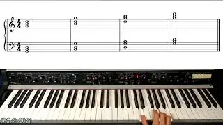 Your 60 Second Piano Lesson: G Major Triad