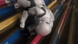 Stormtrooper falls down stairs with mozart drill remix