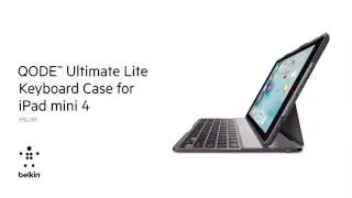 QODE Ultimate Lite Keyboard Case for iPad mini 4