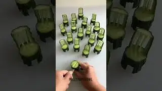 Как красиво нарезать огурцы 