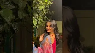 Gulabi saree or gulabi suit?? #trending #transition