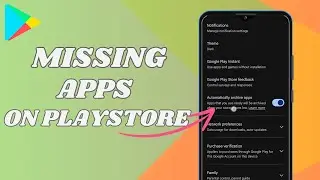 How To Fix Apps Missing On Google Play Store! (2024)