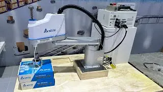 Delta SCARA Robot - DRS80LC Pick and Place the boxes