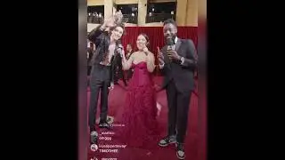 OMGG TIMMY !!! At the Oscars tiktok tim chalamet