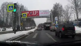 Избежал ДТП. СПб, Выборгское шоссе (осиновая роща).