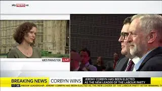 From our archive: Corbyn elected - interview with Hannah Sell on Sky news