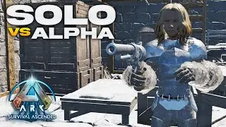 SOLO Fighting The Alpha Tribe And Raiding! - Ark Ascended Solo Small Tribes PVP