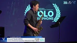 Kazuyuki Takada (Japan) plays Prelude from Sonata No. 2 “Obsession” by Eugène Ysaÿe