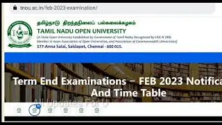 TNOU-Exam Fee & Assignment Doubts-Feb.2023.