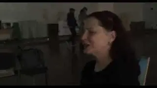 Nina Matvienko singing in the Ukrainian People's House. Нина Матвиенко поёт