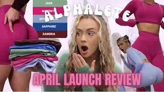 ALPHALETE APRIL LAUNCH *IN DEPTH OVERVIEW* TRYON HAUL REVIEW|  Huge Giveaway New amplify scrunch