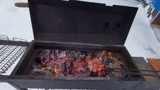 Шашлык зимой