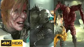 Dead Space Remake - All Monsters Transformations & Encounters & Boss Fights [PS5 4K 60FPS]