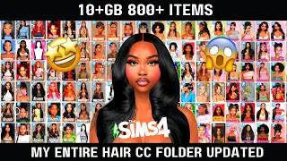 My Entire Sims 4 Hair CC Folder Updated | MyraviahTheSimmer | CC Folder Series