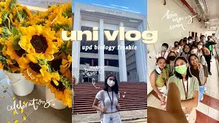life as a upd bio freshie 🌻🌱 moving exams, birthdays, block bonding! 🍰 | furanshinu