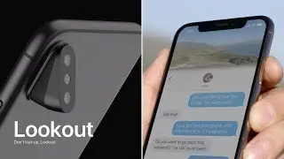 Lookout: A phone camera that looks up, so you can keep looking down