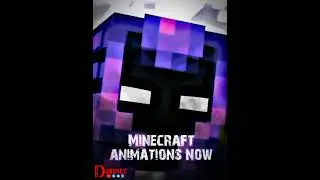 Minecraft Animations Now Vs Minecraft Animations Before | #Darknet #Shorts #minecraft #edit #Vs
