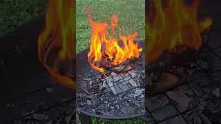 burning the trashed heels