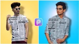 Newspaper Style Photo Editing|Newspaper Effect Photo Editing|PicsArt Newspaper Photo Editing 2021