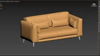 3DS MAX Modern Leather Sofa Modeling Tips