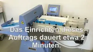 Klatschpappenproduktion R50 Rillmaschine