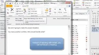 Outlook 2010 The Meeting Reply
