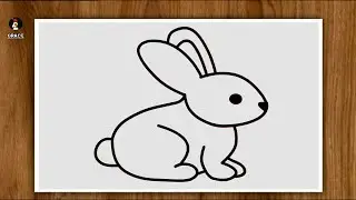 How to draw rabbit step by step - easy drawing for beginners - drawing video eays