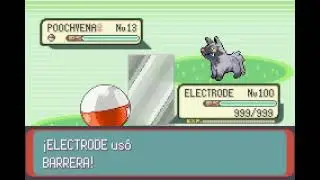 POKEMON EMERALD | ELECTRODE | BARRERA | BARRIER