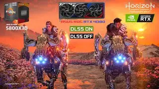 Horizon Forbidden West PC Test | RTX 4080 DLSS Ultra Settings