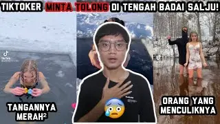 A TikToker Was Forced to Create Content in the Snow!? He Asked for Help!