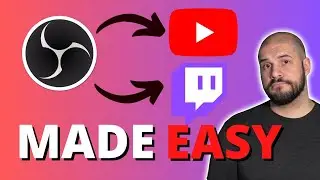 How to Stream To Multiple Sites Directly From OBS | MULTISTREAMING WITH RTMP!