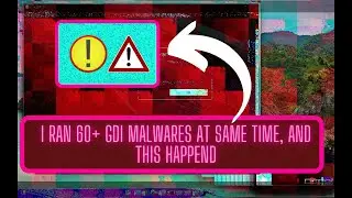 I ran 60+ gdi malwares at same time, and this happened 