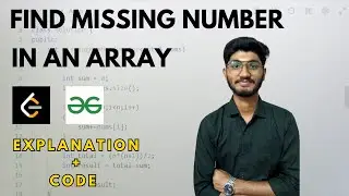 Program to find Missing Number in an Array in C/C++| DSA | GFG | Leetcode