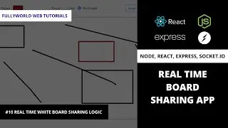 #10 Realtime White Board Sharing Logic | Node Js React Js Real-Time White Board Sharing App