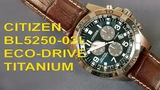 Citizen BL5250-02L Eco-Drive Titanium Perpetual Calendar Chronograph Watch