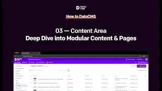 Chapter 3 - Headless Content Management - Deep Dive into Page Building and Modular Content