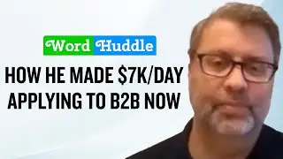 How he made $7k/day, applying to B2B Now