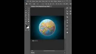3D world Globe Photoshop shorts #photoshop #art #3D #graphics #photoshopshorts #shorts