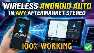 ❗️Connect 🛜 Wireless Android Auto in any aftermarket stereo❗️ Connect wireless ✔️💯 Working‼️ 🚫Fake❌️