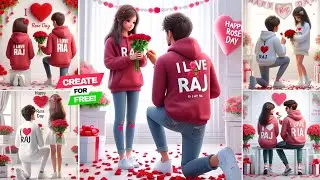 Rose Day Ai Photo Editing | Rose Day Ai Image Generator | Happy Rose Day Name Video Editing - Bing