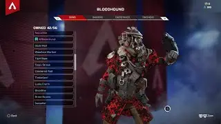 Apex Legends Bloodhound ALGS Skin Showcase
