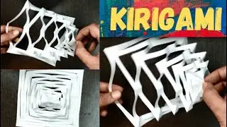 Easy Kirigami Tutorial | How to make kirigami | Easy and simple Kirigami