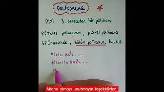 Polinomlarda Bölme İşlemi #2024 #aytmatematik #yks #polinom